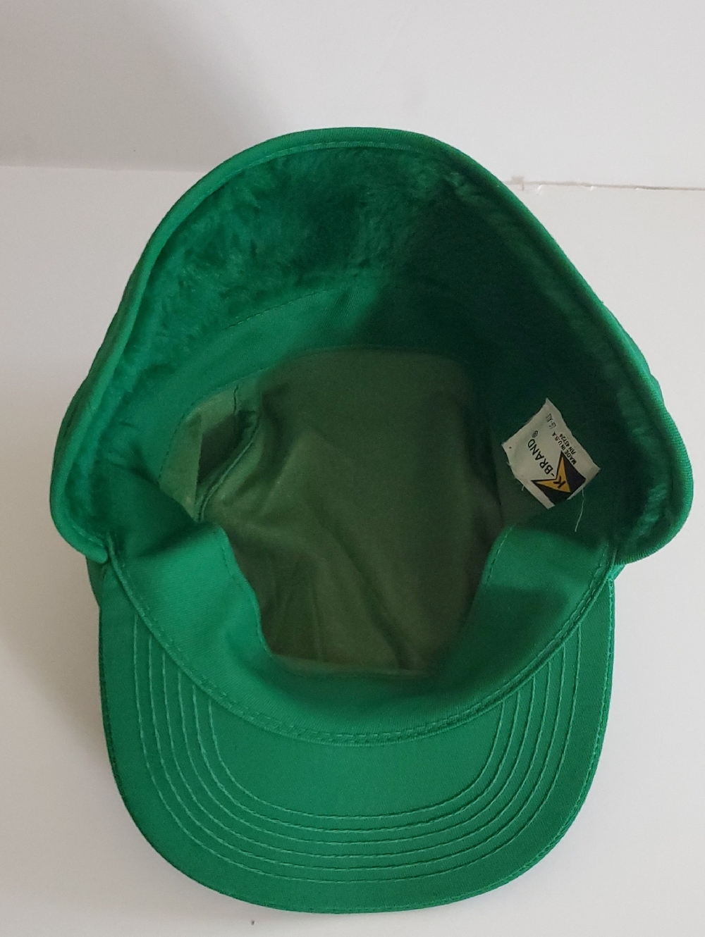 Vintage K-BRAND KELLY GREEN USA FARM Ear Muff HAT. L/XL. Like New